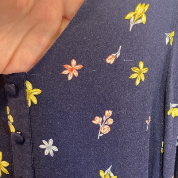 Torrid Blue Floral Spaghetti Strap Summer Maxi Dress Size 5X - Picture 7 of 13